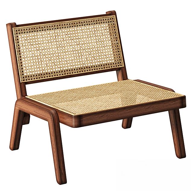 Wooden Wicker Chair singlesofa