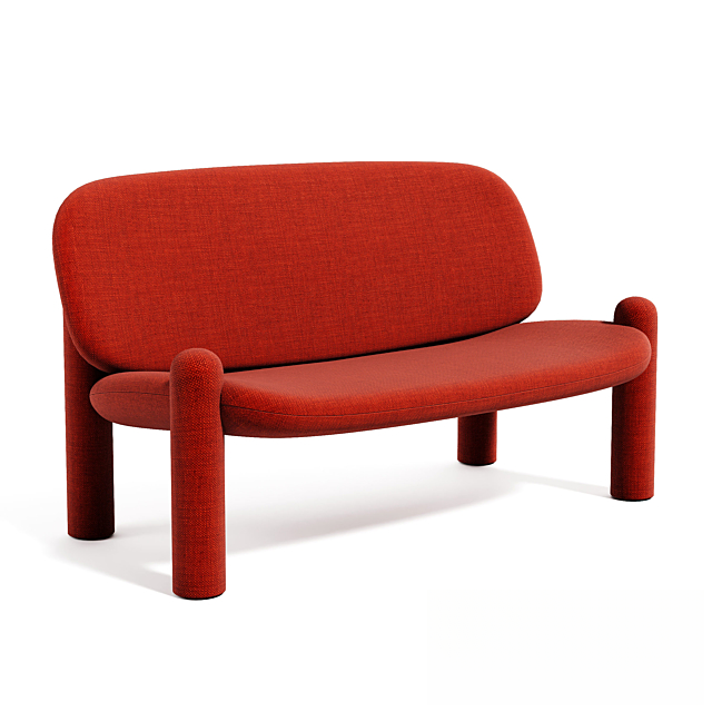 Red Modern Sofa singlesofa