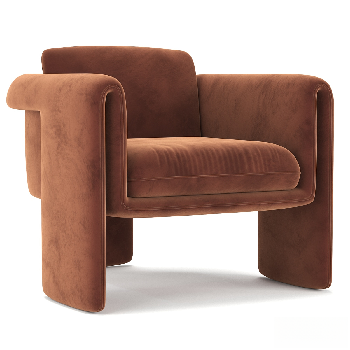Brown Modern Chair singlesofa