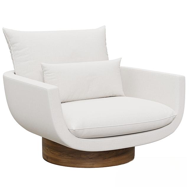 White Modern Chair singlesofa