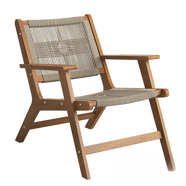 Wooden Woven Chair singlesofa