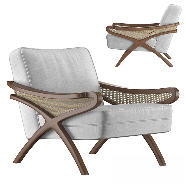 Modern Wooden Armchair singlesofa