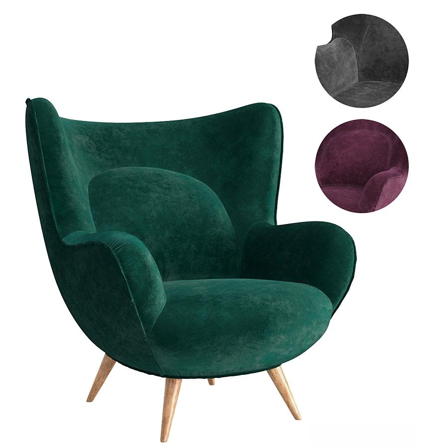 Green Velvet Chair singlesofa