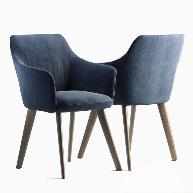 Blue Modern Chair singlesofa