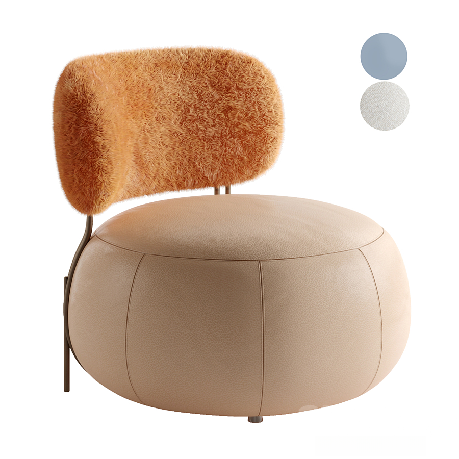 Round Modern Chair singlesofa