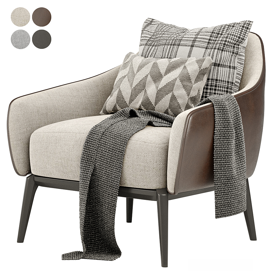 Modern Grey Armchair singlesofa