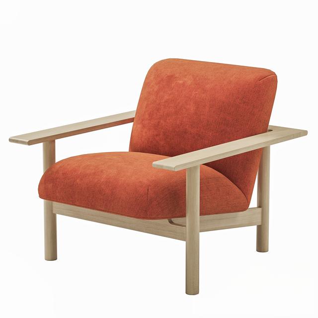 Orange Modern Chair singlesofa
