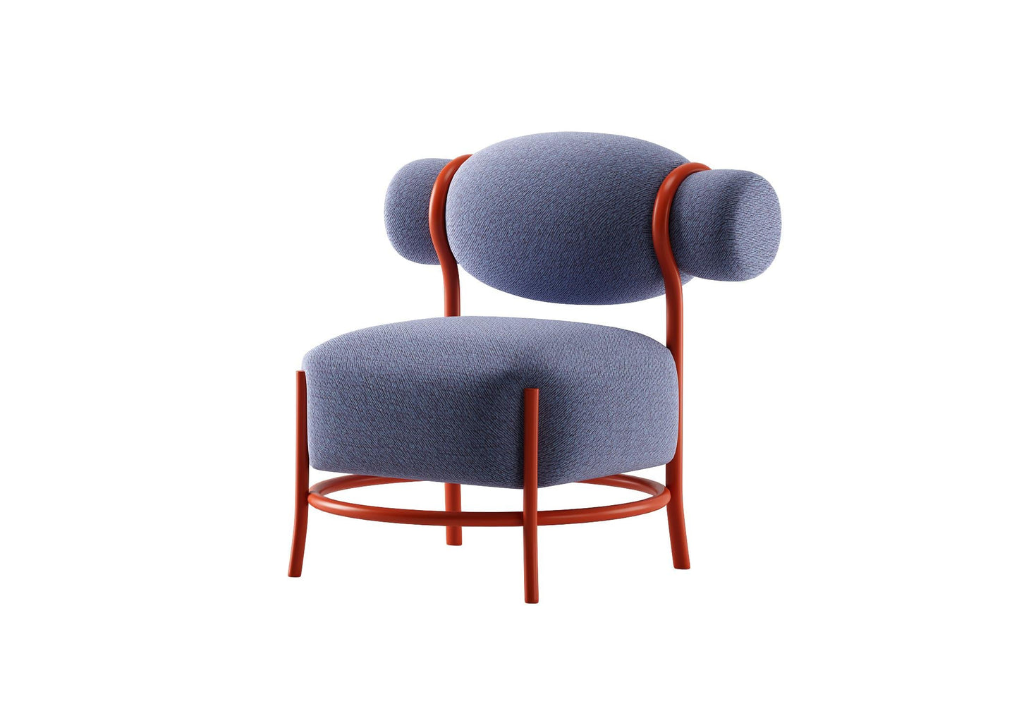 Blue Metal Chair singlesofa