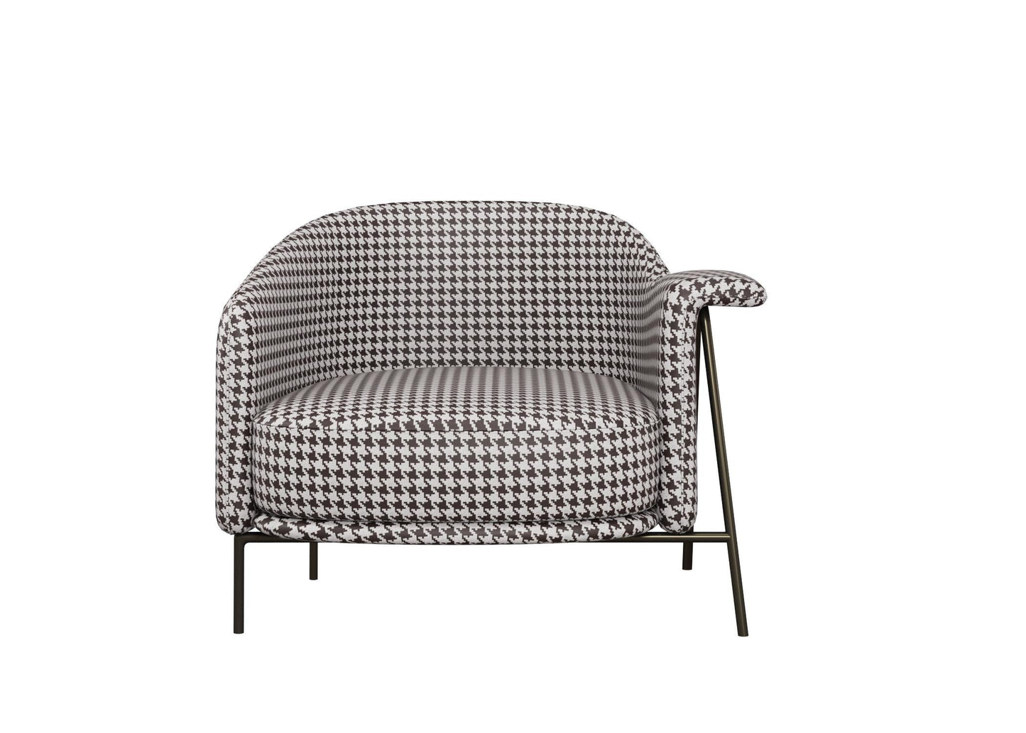 Checkered Modern Chair singlesofa