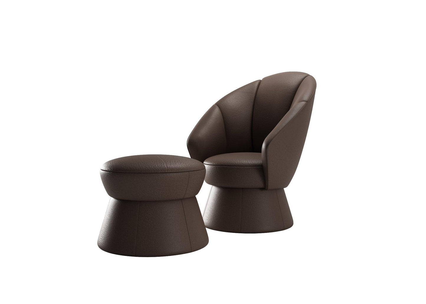 Brown Leather Chair singlesofa