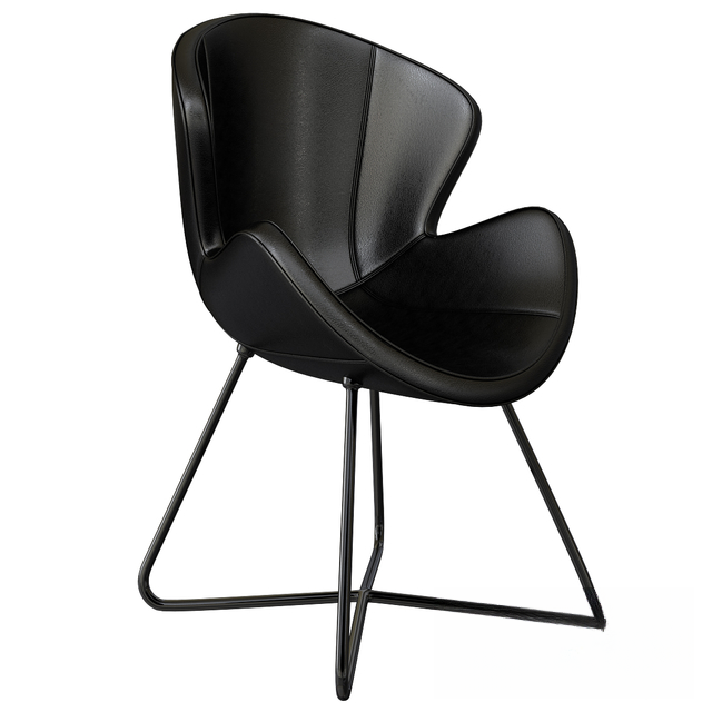 Modern Black Chair singlesofa