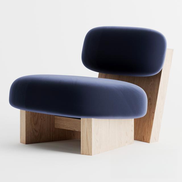 Blue Modern Chair singlesofa