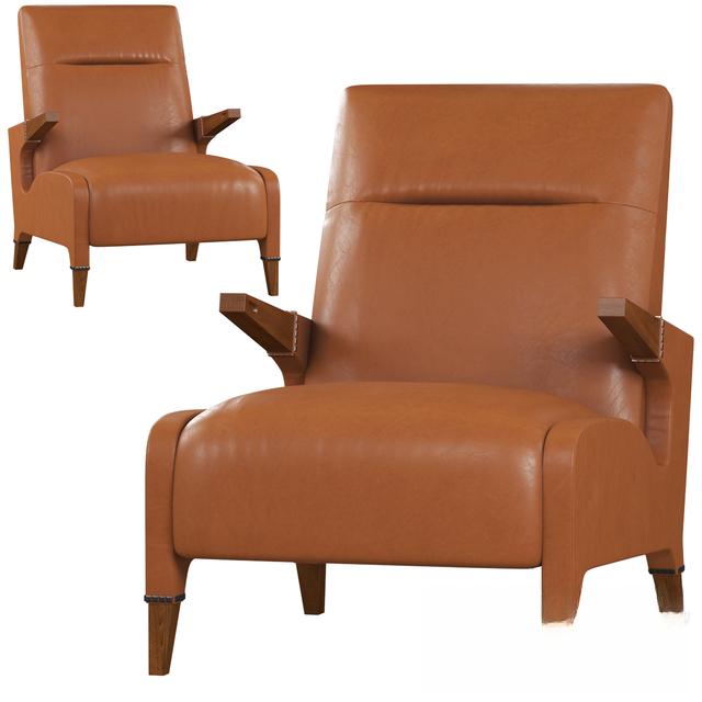Leather Brown Chair singlesofa