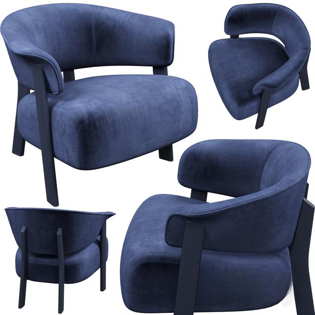 Blue Modern Chair singlesofa