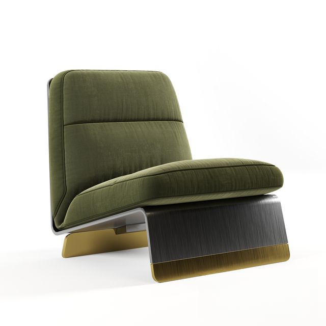 Green Modern Chair singlesofa