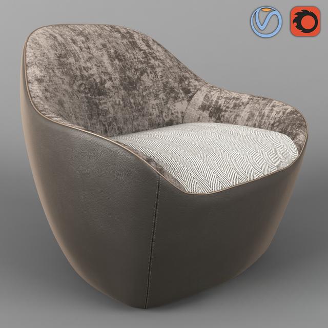 Modern Curved Chair singlesofa