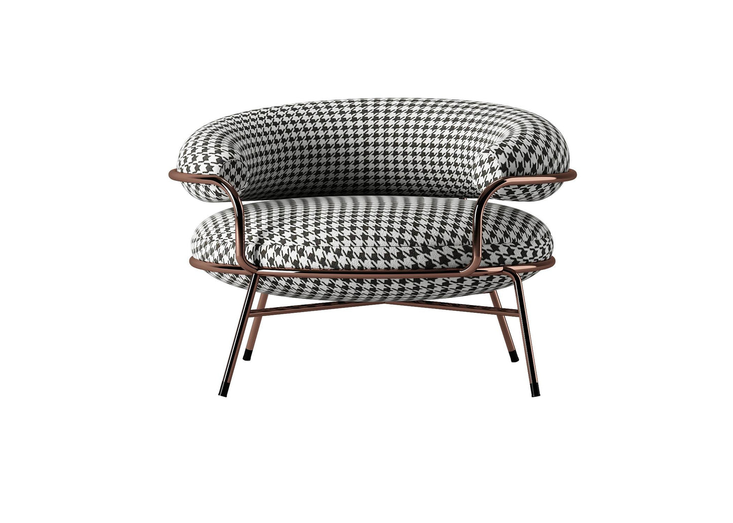 Checkered Retro Chair singlesofa