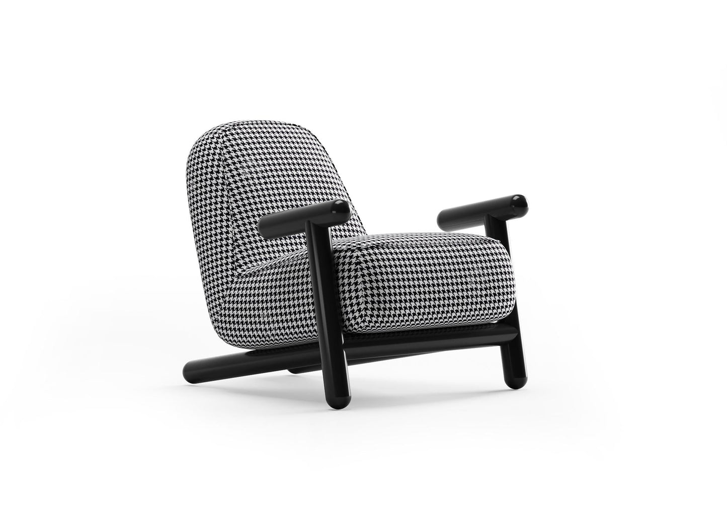 Checkered Modern Chair singlesofa