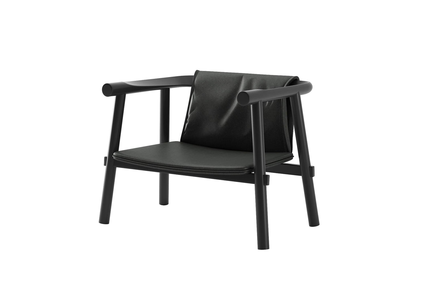 Black Minimalist Chair singlesofa