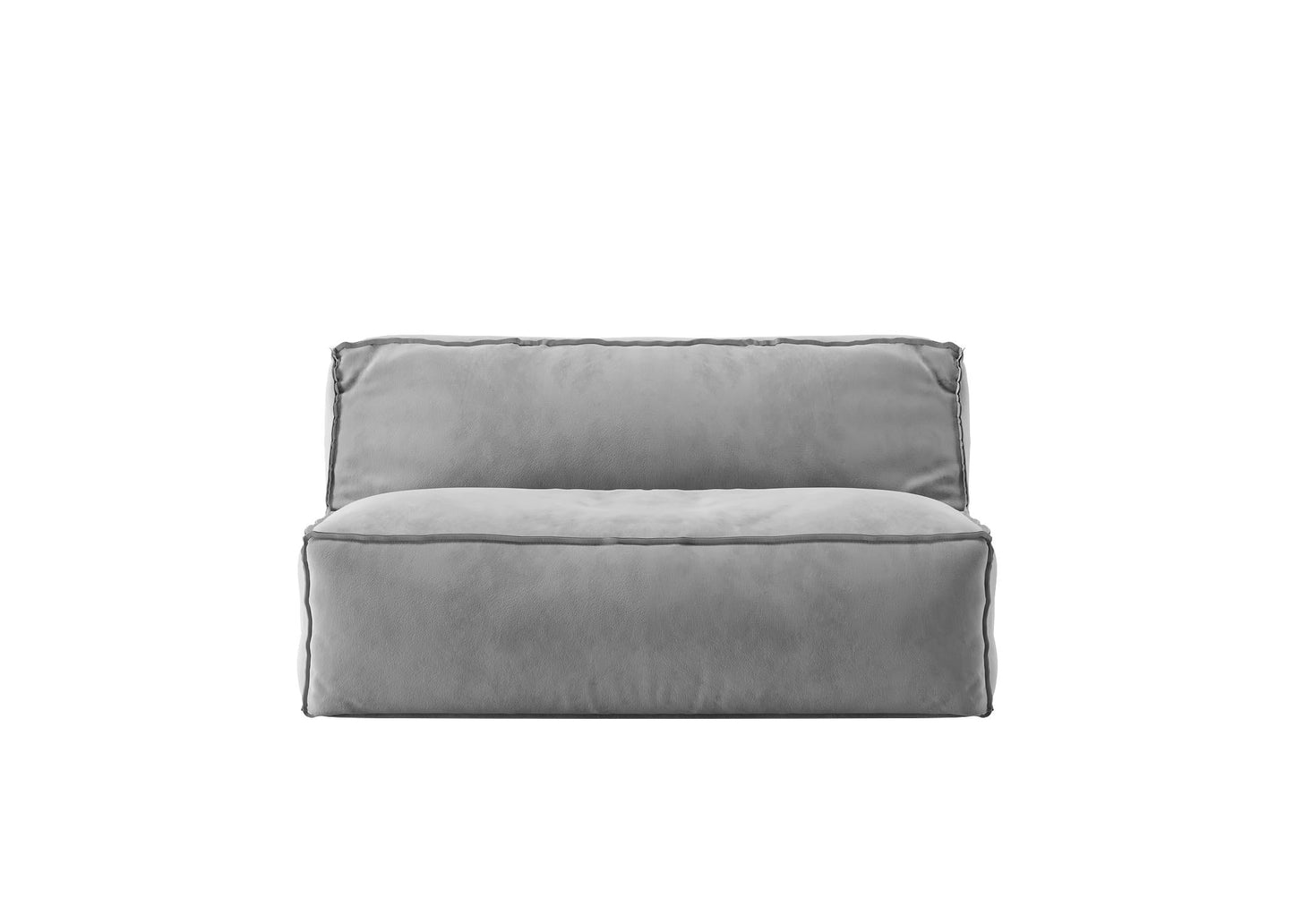 Grey Upholstered Sofa singlesofa