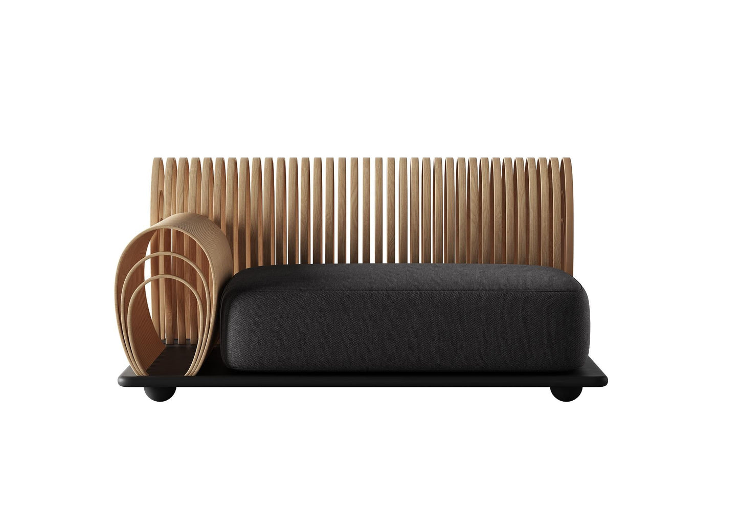 Modern Wood Bed singlesofa