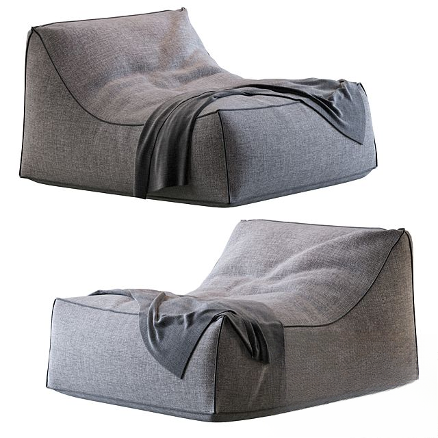Grey Modern Bed singlesofa