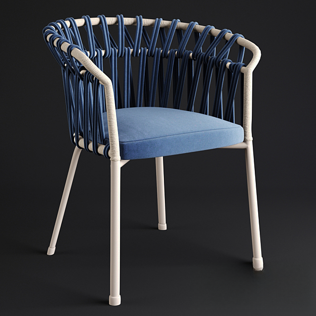 Blue Rope Chair singlesofa
