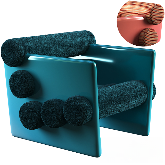 Modern Geometric Bed singlesofa