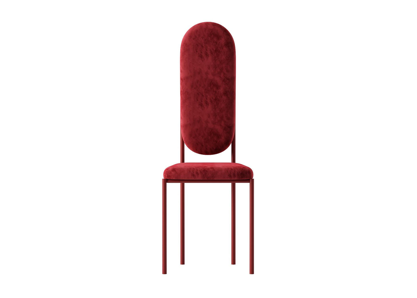 Velvet Red Chair singlesofa