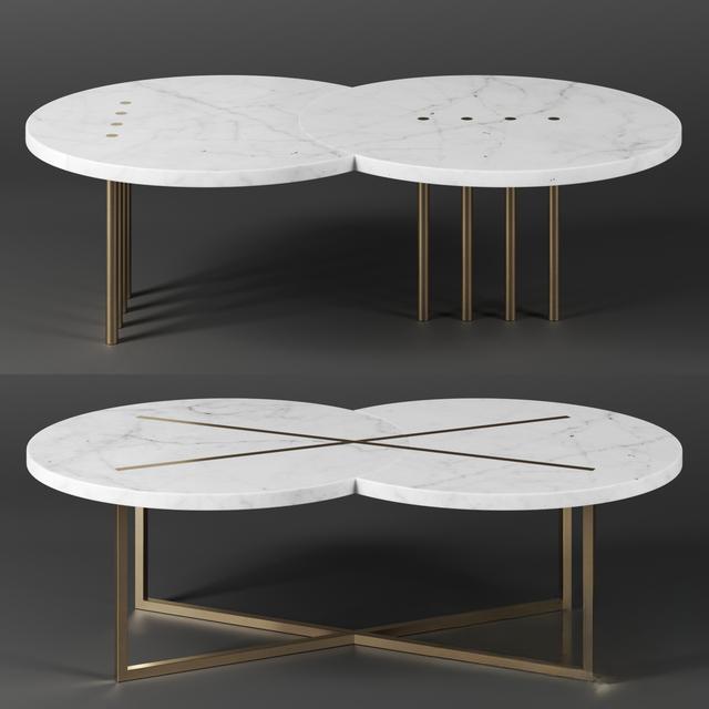 Marble Metal Teatable table