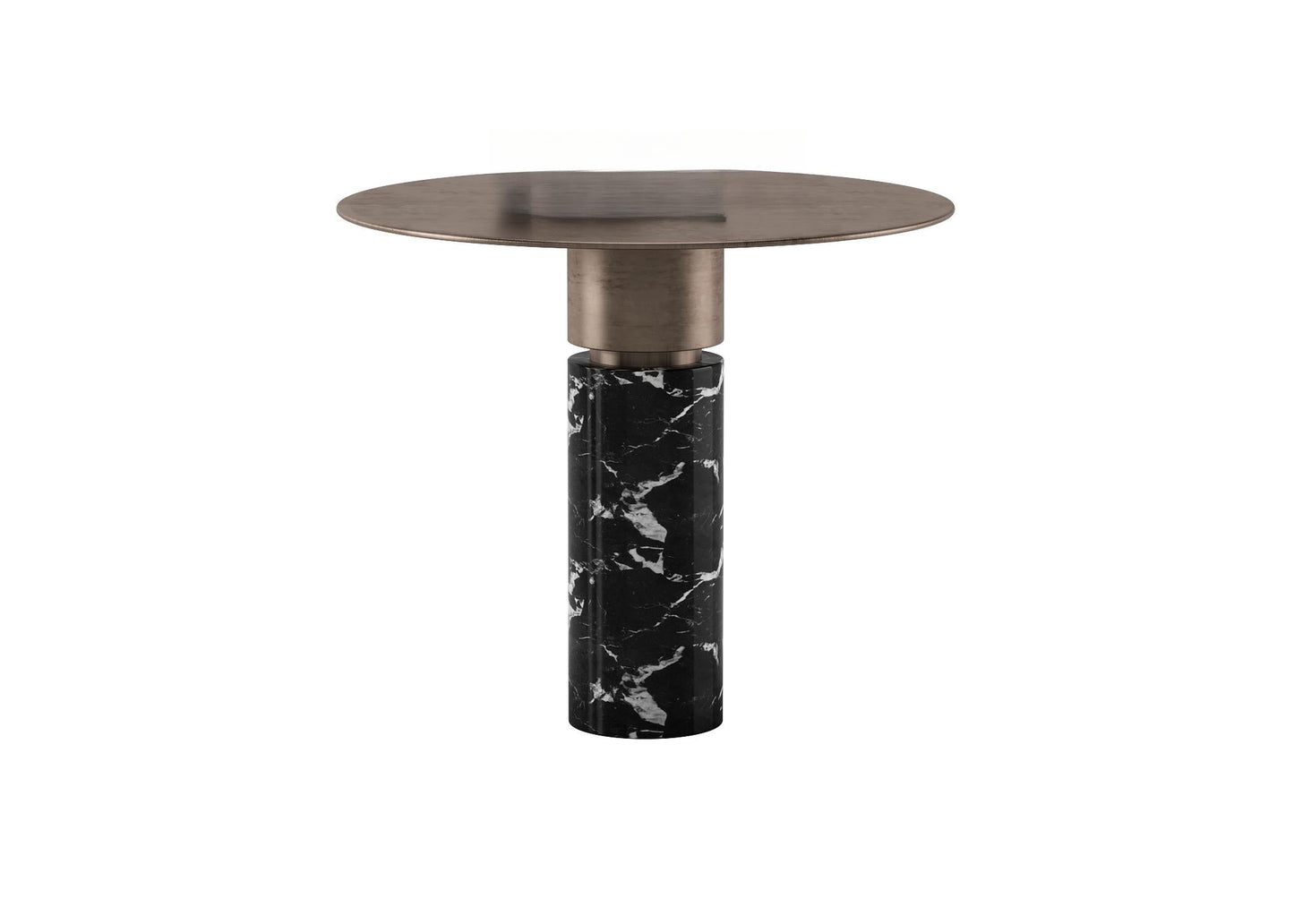 Marble round teatable table