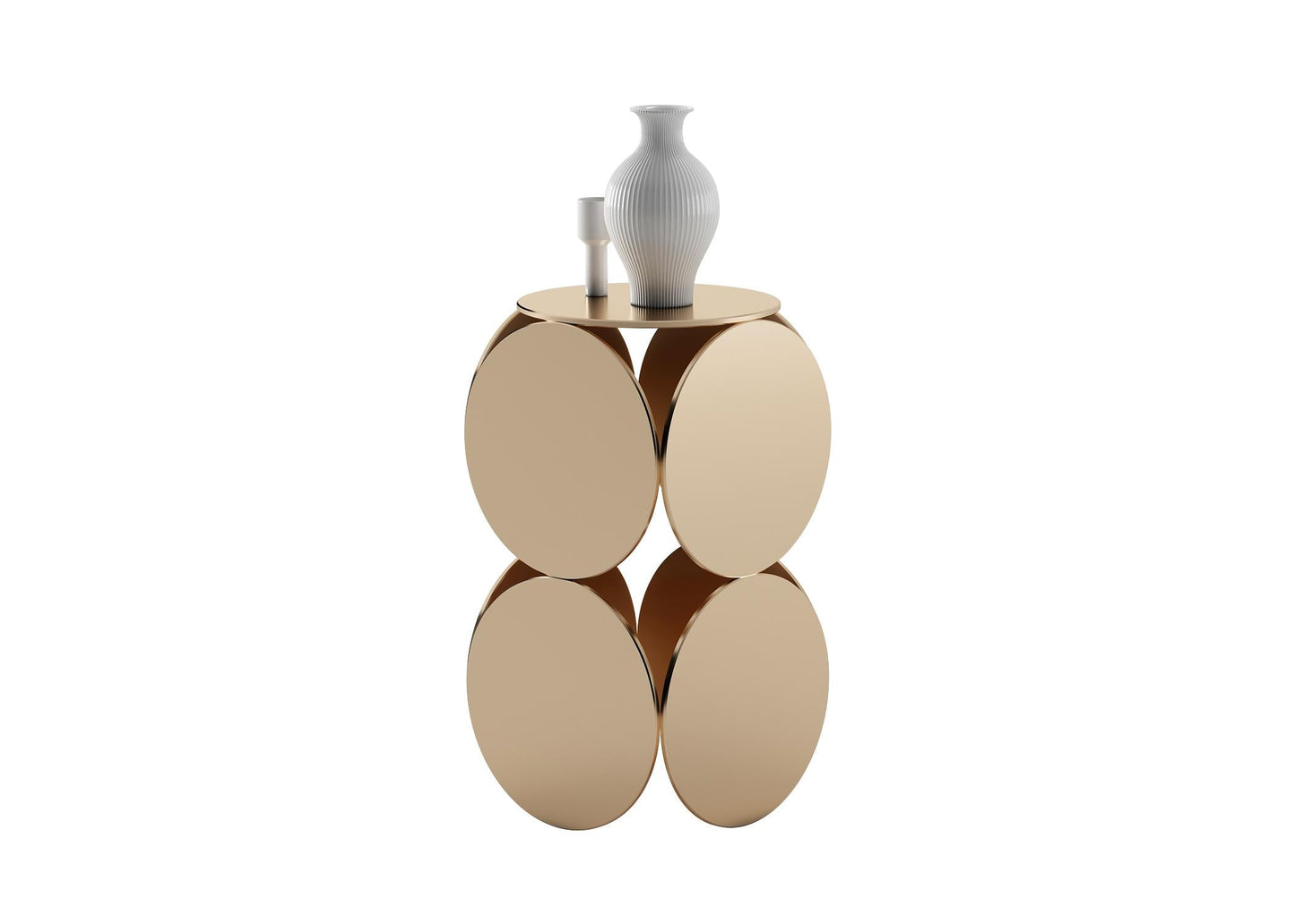 Geometric Round Teatable table