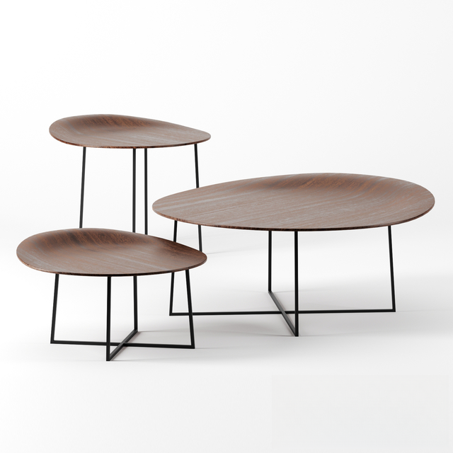 Oval Teatable Modern table