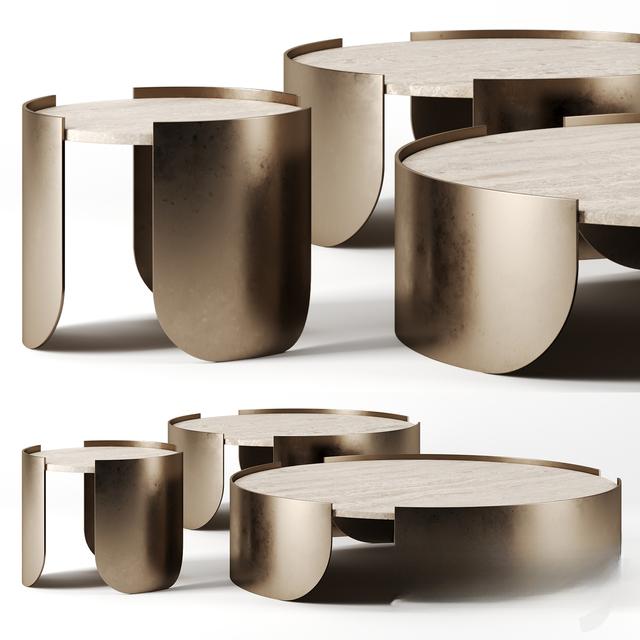 Round Metal Teatable table