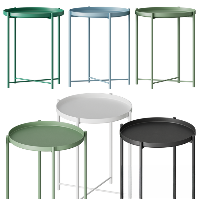 Round Colorful Teatable table