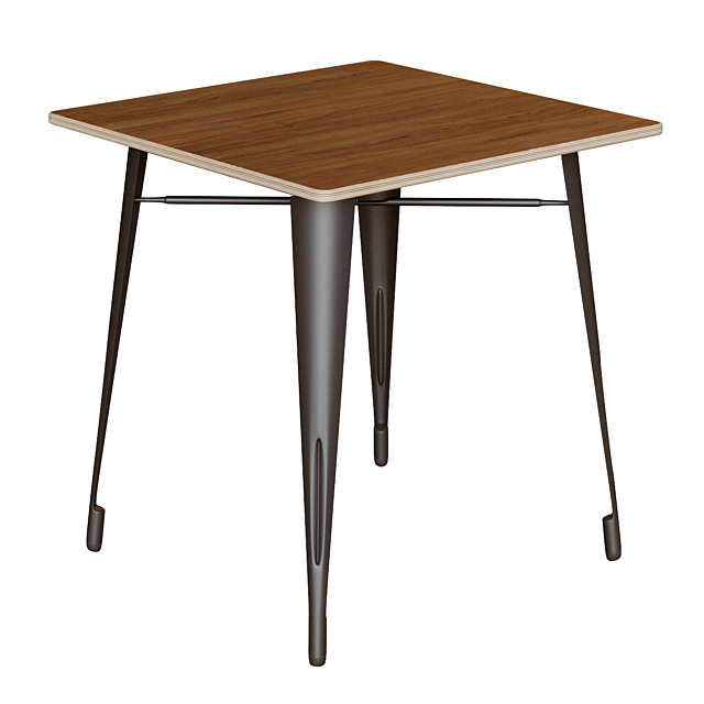 Square wooden teatable table