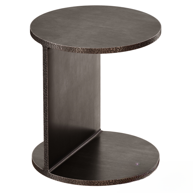 Round simple teatable table