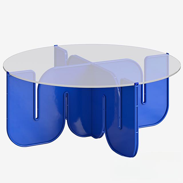 Blue Modern Teatable table