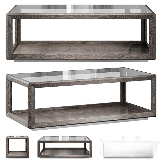 Glass Wooden Teatable table