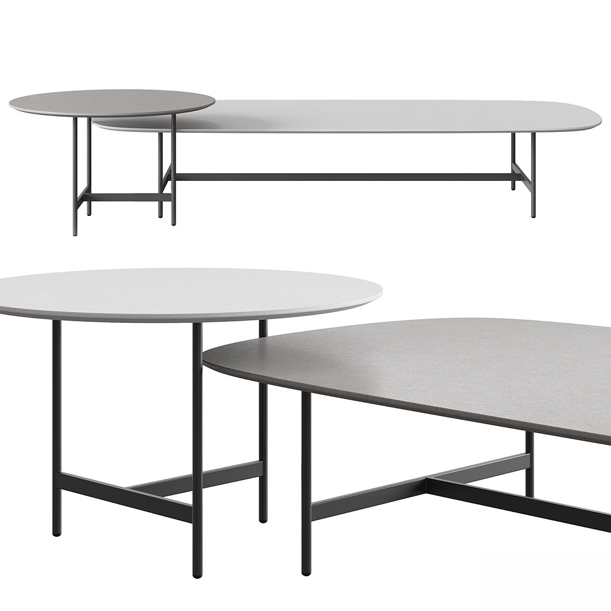 Simple Oval Teatable table