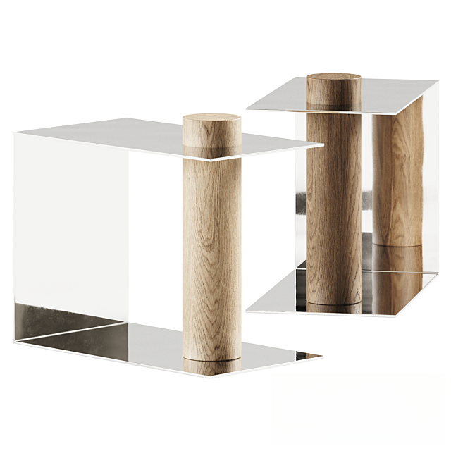 Modern Wood Acrylic Teatable table