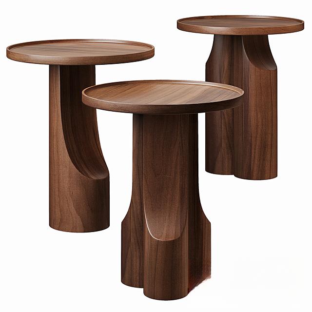 Modern wooden teatable table