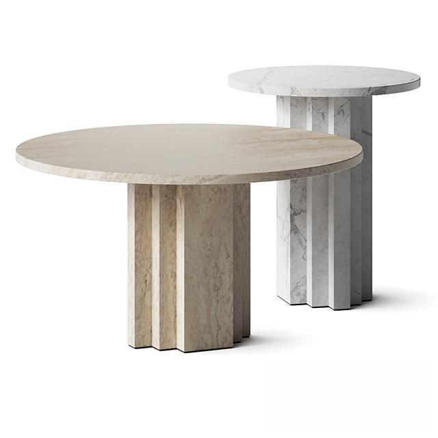 Round Marble Teatable table