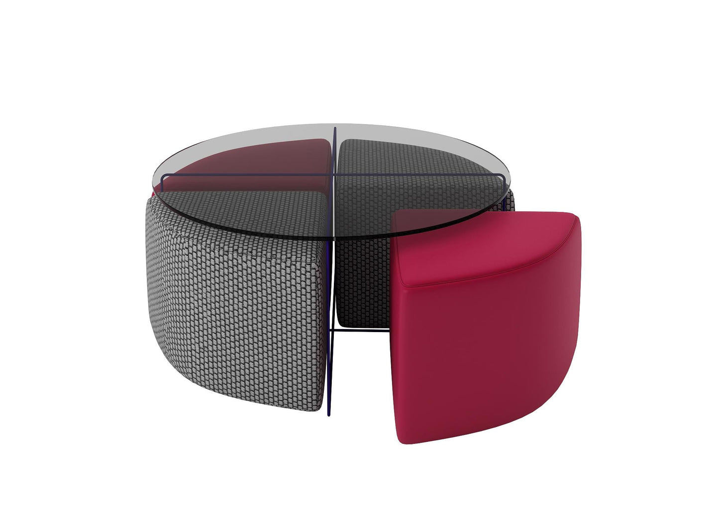 Round Colorful Teatable table