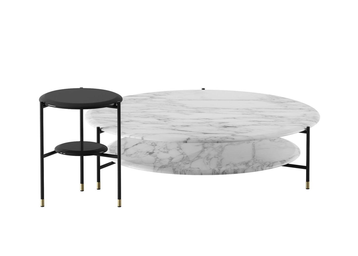 Marble Round Teatable table