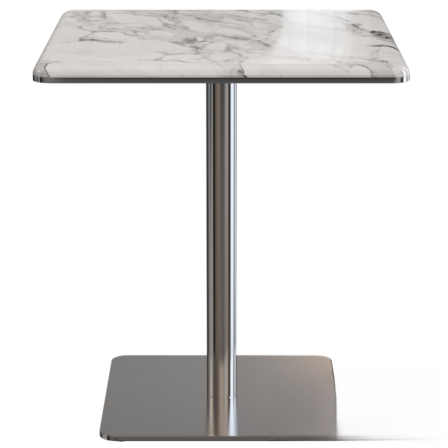 Marble metal teatable table