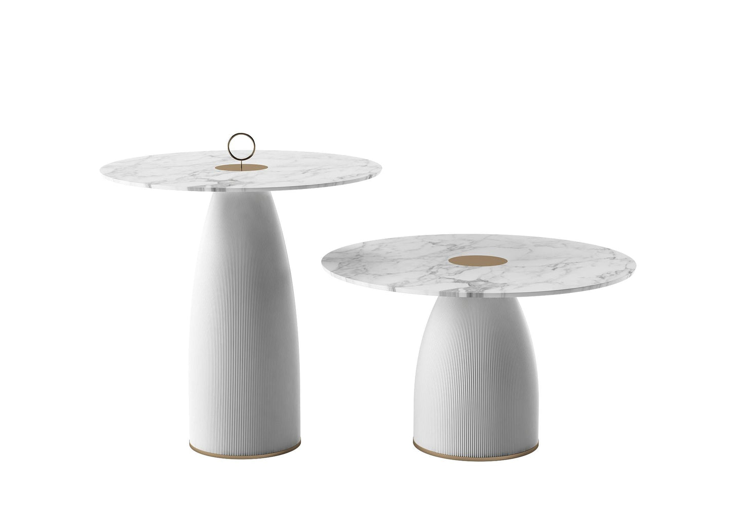 White Marble Teatable table