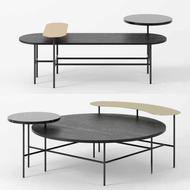 Round Oval Teatable table