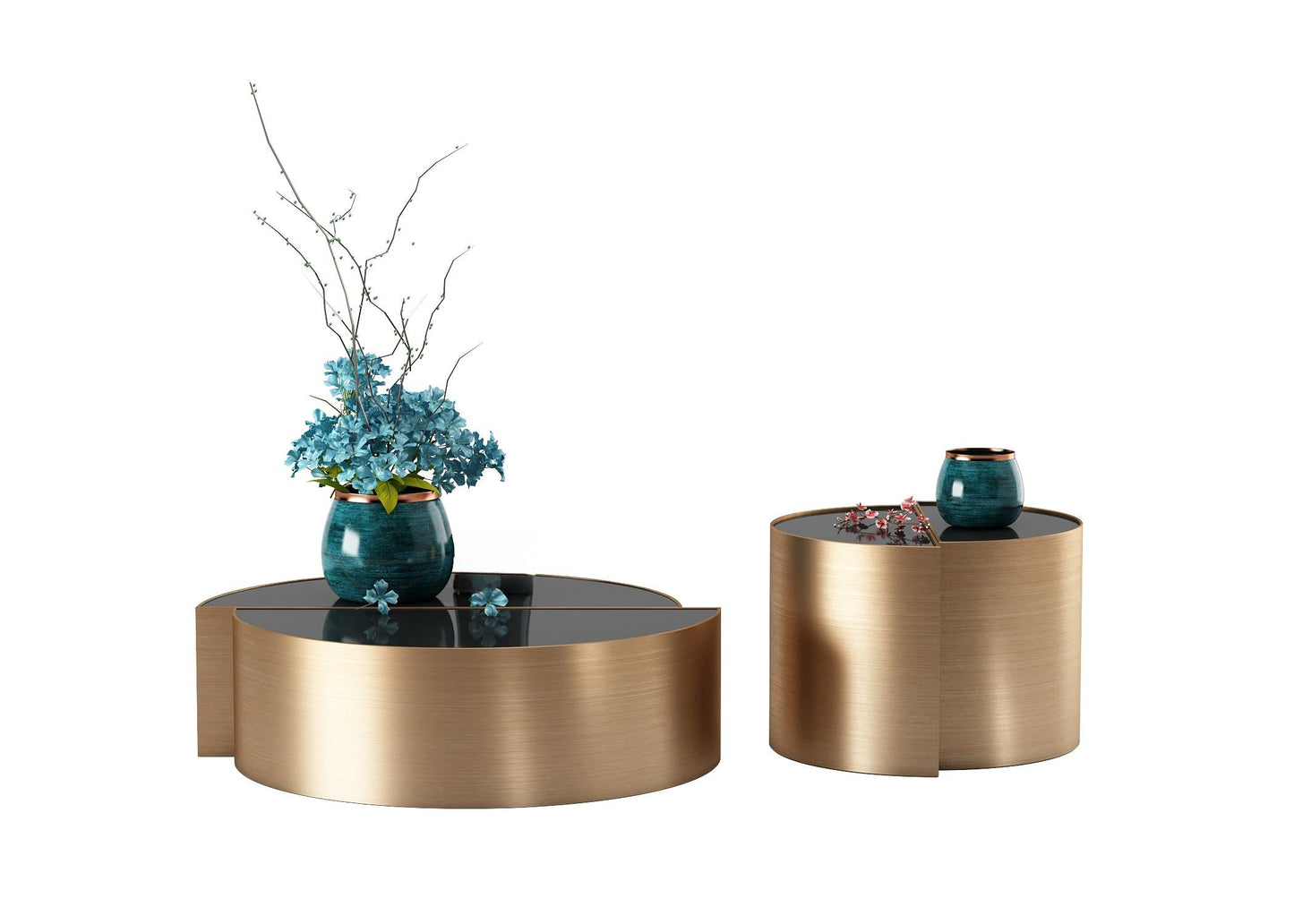 Round Metal Teatable table