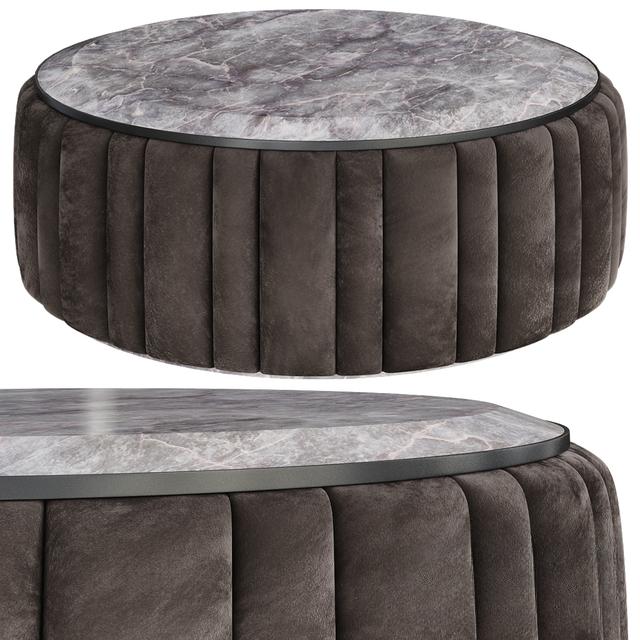 Round Velvet Teatable table